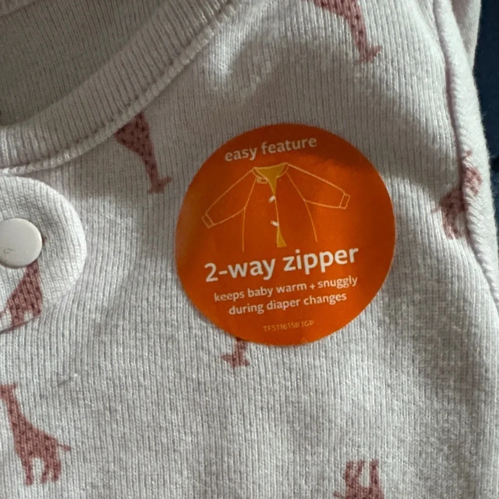 BUNDLE: 4 Piece Set of Carters 2way zipper for girls